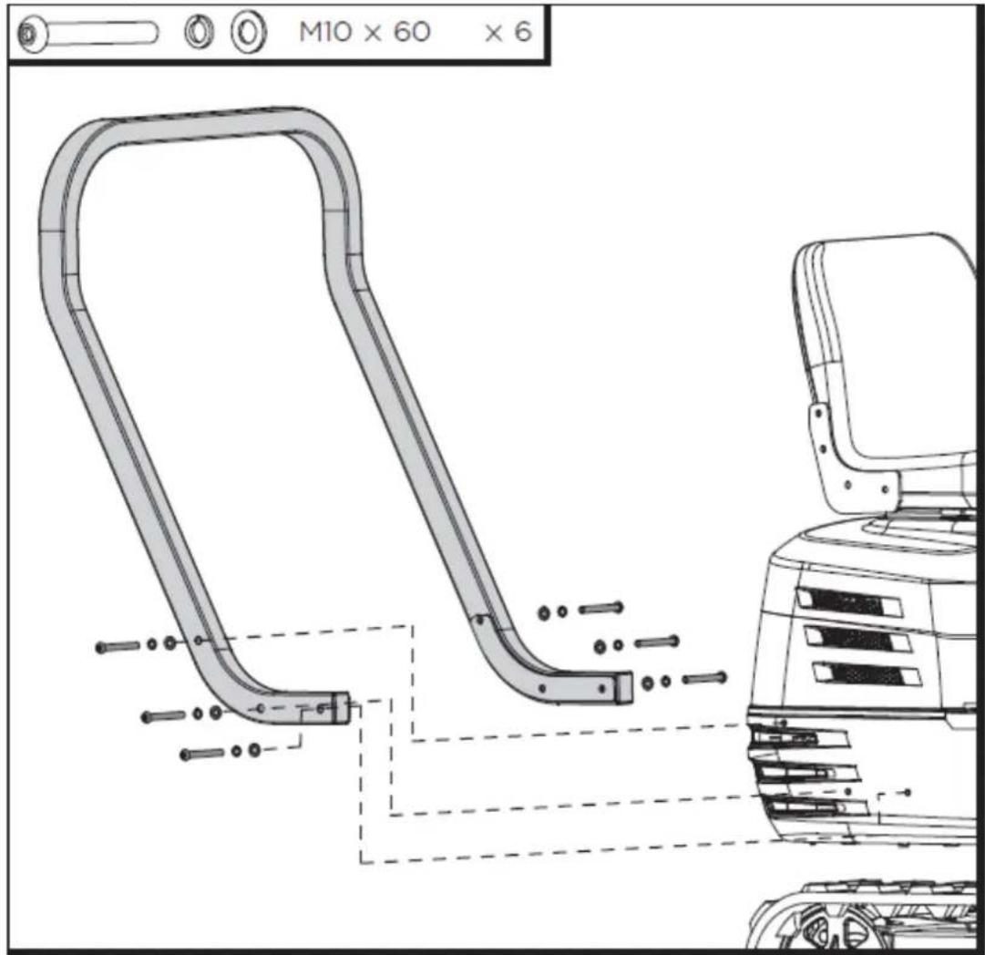 Hillvert HT-MIEX_01 - Installation des Vordachs - 1