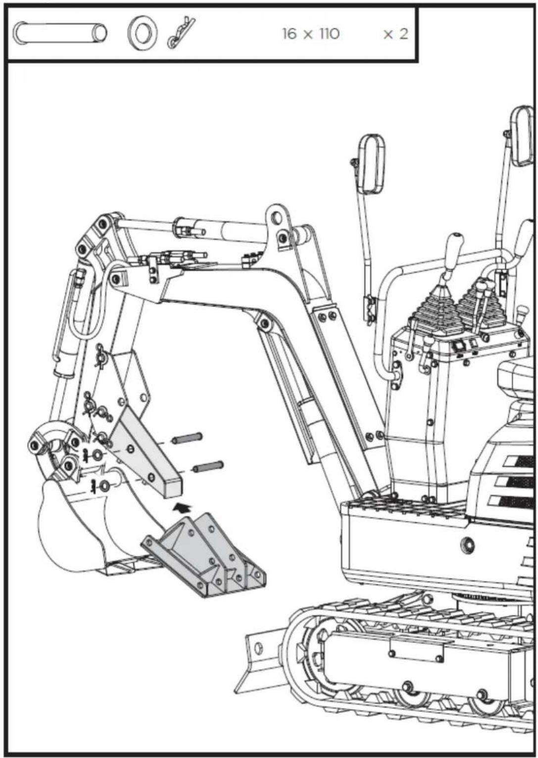 Hillvert HT-MIEX_01 - Klaue (separat erhältlich) - 2