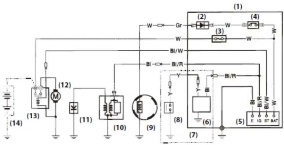 Hillvert HT-MIEX_01 - Schémata zapojení - 1
