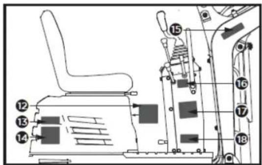 Hillvert HT-MIEX_01 - Danger, warning and caution labels - 16