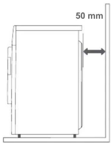 HISENSE WD5I8043BWF - ESPACEMENT POUR INSTALLATION - 2