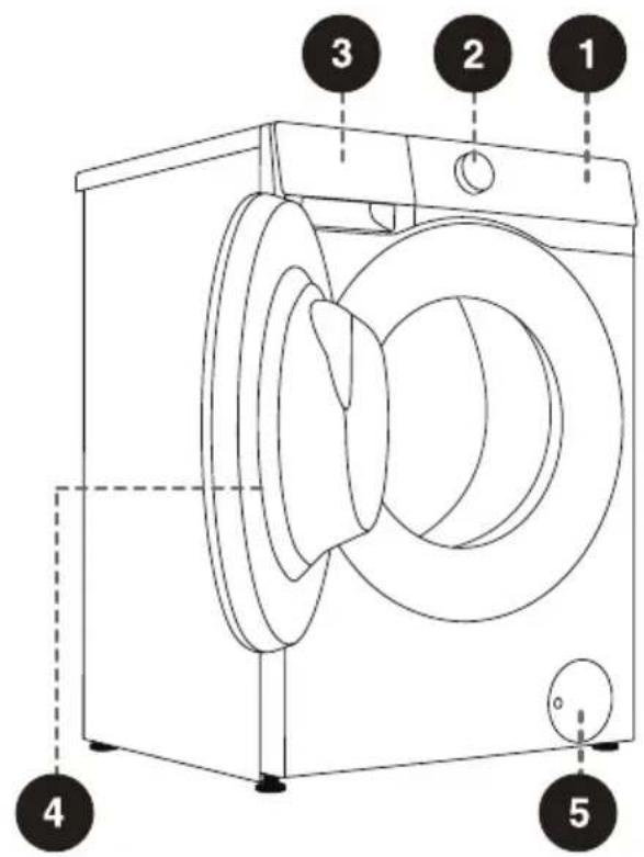 HISENSE WD5I8043BWF - AVANT - 1