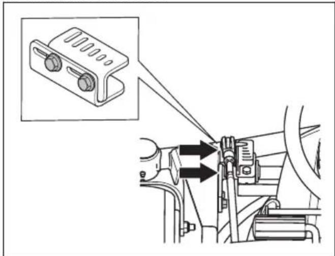 HUSQVARNA Rider P 524XR EFI - De maaihoogte-indicator (C112X, C122X, R137X) afstellen - 1