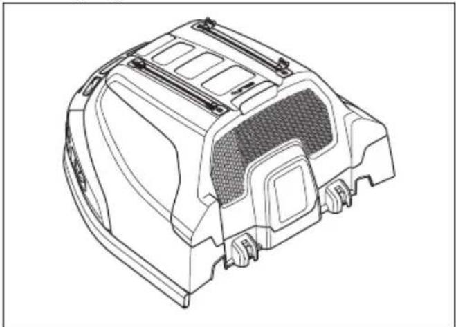HUSQVARNA Rider P 524XR EFI - Koelluchtinlaat van motor reinigen - 2