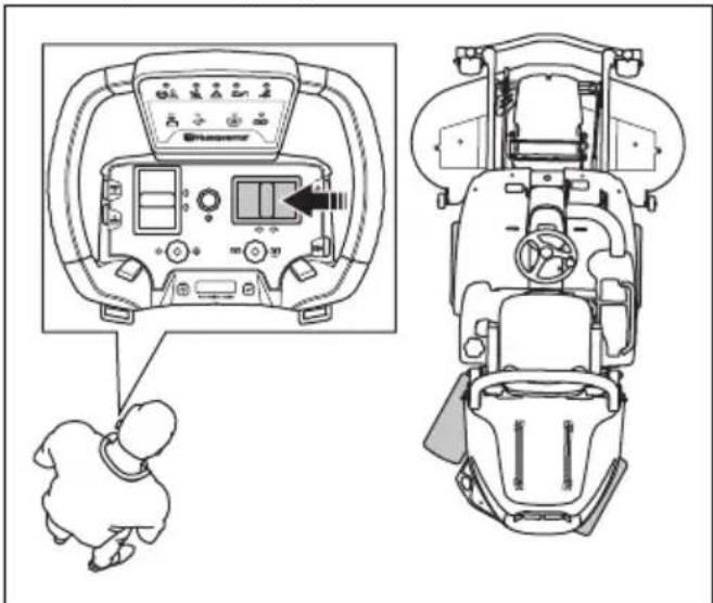 HUSQVARNA Rider P 524XR EFI - Zagon načina daljinskega upravljanja - 7