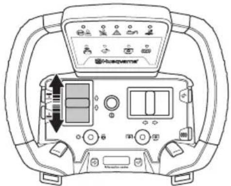 HUSQVARNA Rider P 524XR EFI - Het product bedienen met de afstandsbediening - 6