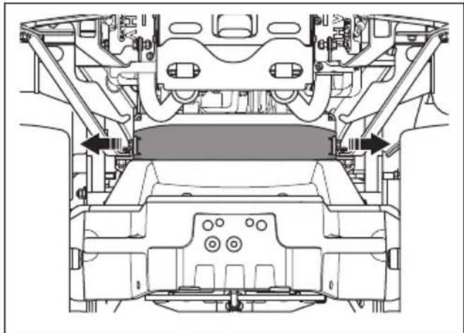 HUSQVARNA Rider P 524XR EFI - Pour remplacer la courroie de PDF - 5