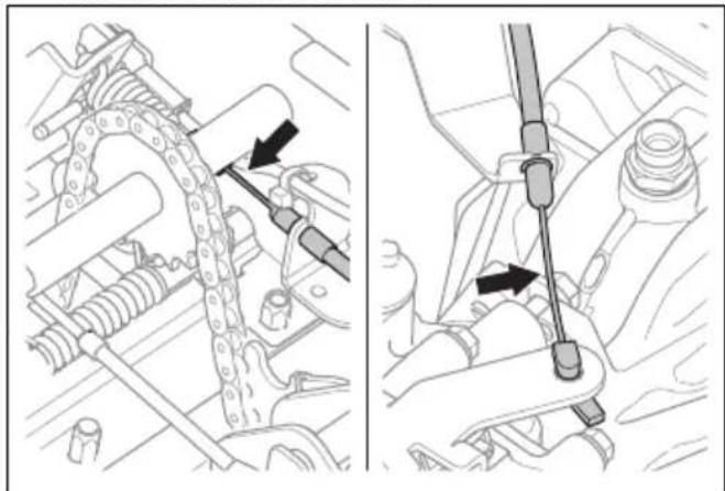 HUSQVARNA Rider P 524XR EFI - Pour lubrifier le câble de frein de stationnement - 1