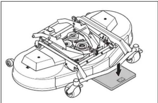 HUSQVARNA Rider P 524XR EFI - Bodemdruk van maaidek controleren en aanpassen - 1
