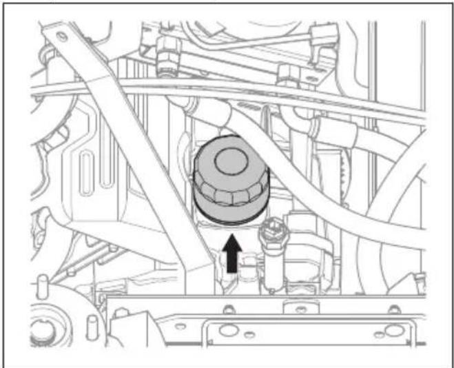 HUSQVARNA Rider P 524XR EFI - Pour remplacer l'huile moteur et le filtre à huile - 4