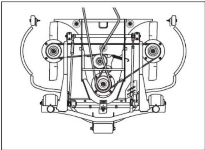 HUSQVARNA Rider P 524XR EFI - De riem op het maaidek vervangen (C112, C112X, C122, C122X) - 9