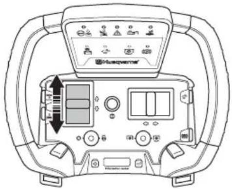 HUSQVARNA Rider P 524XR EFI - Utilisation du produit à l'aide de la télécommande - 6