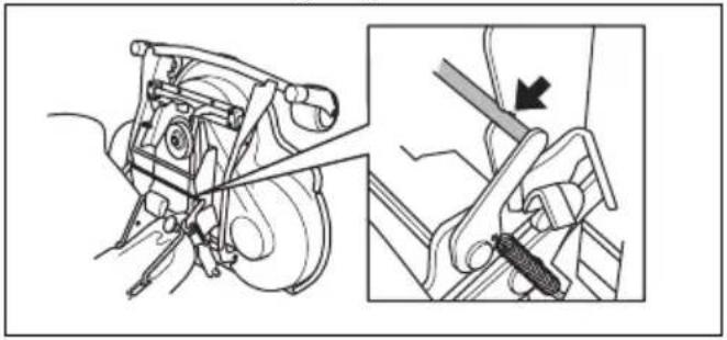 HUSQVARNA Rider P 524XR EFI - So bringen Sie das Mähdeck in die Mähposition - 1