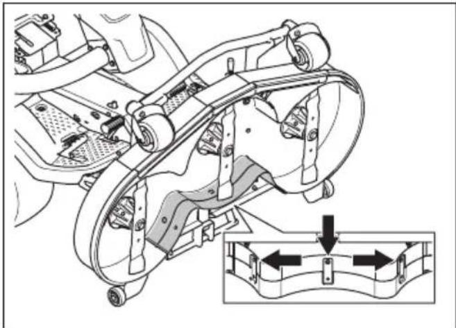 HUSQVARNA Rider P 524XR EFI - So entfernen und installieren Sie den Mulcheinsatz (R137, R137X) - 1