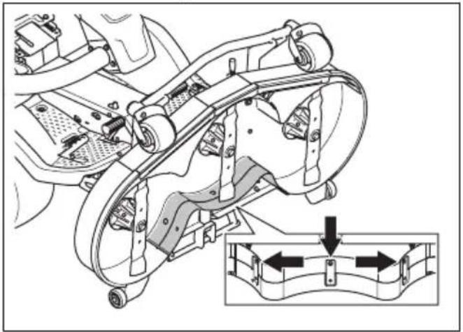 HUSQVARNA Rider P 524XR EFI - Pour retirer et installer l'obturateur du broyeur (R137, R137X) - 1