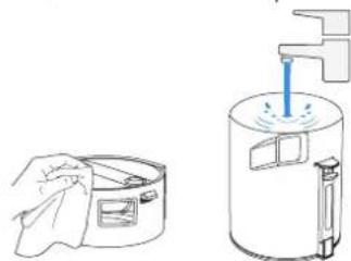 ECOVACS Deebot N20e Plus - Maintain Dust Container and Its Filter - 5