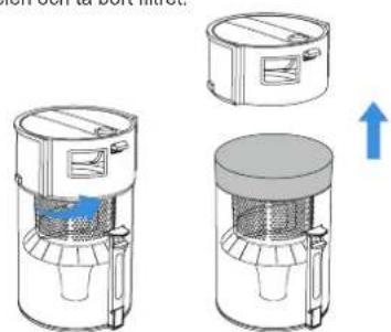 ECOVACS Deebot N20e Plus - Dammbehållaren och dess filter - 3