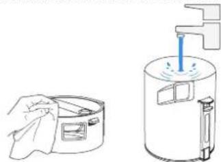 ECOVACS Deebot N20e Plus - Dammbehållaren och dess filter - 4