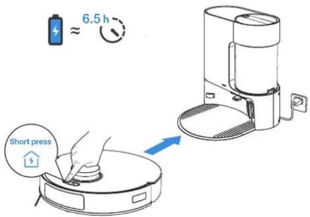 ECOVACS Deebot N20e Plus - CHARGE DEEBOTCONNECT DEEBOT WITH - 1