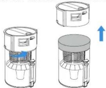 ECOVACS Deebot N20e Plus - Staubbehälter und zugehöriger Filter - 3