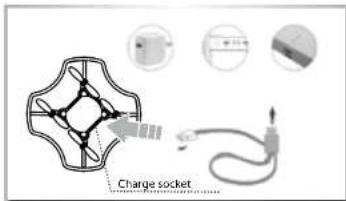 Carson X4 Quadcopter Dragon Fly - The quadcopter is fitted with a LIPo battery. - 1