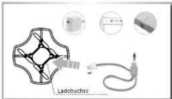 Carson X4 Quadcopter Dragon Fly - LIPO FLUG-AKKU LADEN - 1