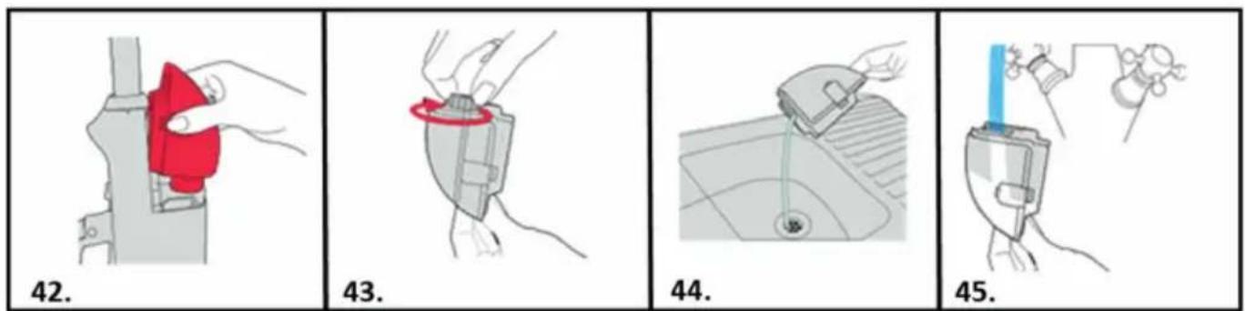DIRT DEVIL DD7003 - EMPTYING THE DETERGENT TANK - 1