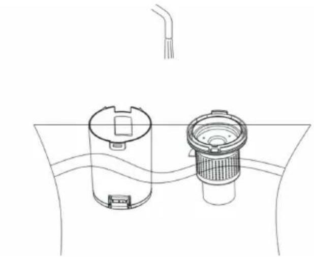 DIRT DEVIL DD9002 - CLEAN THE FILTER SYSTEM - 3