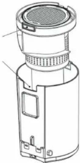 DIRT DEVIL DD9002 - CLEAN THE FILTER SYSTEM - 5
