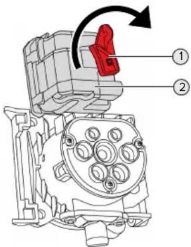 Mennekes AMTRON 4You 560 11 - Laadstekker handmatig ontgrendelen - 2