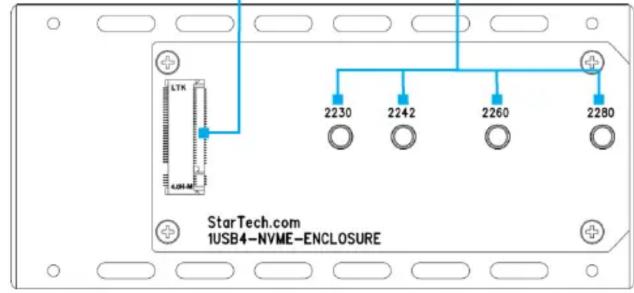 StarTech.com 1USB4-NVME-ENCLOSURE - ID du produit - 2