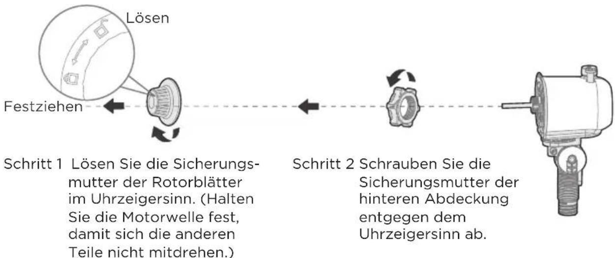 MIDEA MFS18200APK - Hintere Abdeckung und Motor verbinden - 1
