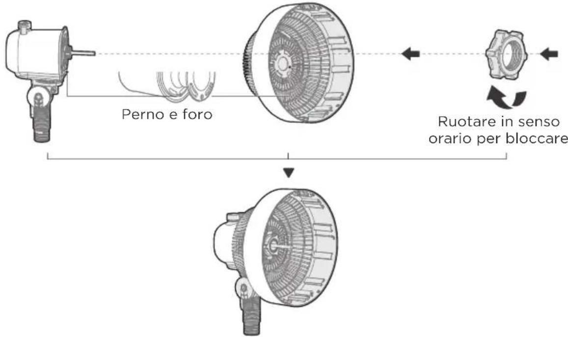 MIDEA MFS18200APK - Griglia posteriore e collegamento al motore - 2