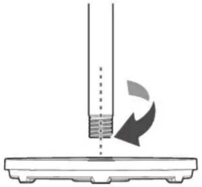 MIDEA MFS18200APK - Sockel und Rohr installieren - 1
