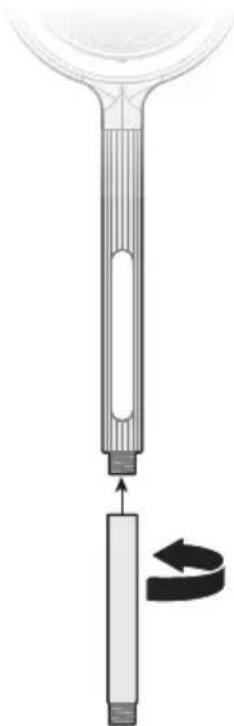 MIDEA MCF25GRB - Inštalácia tyče - 1