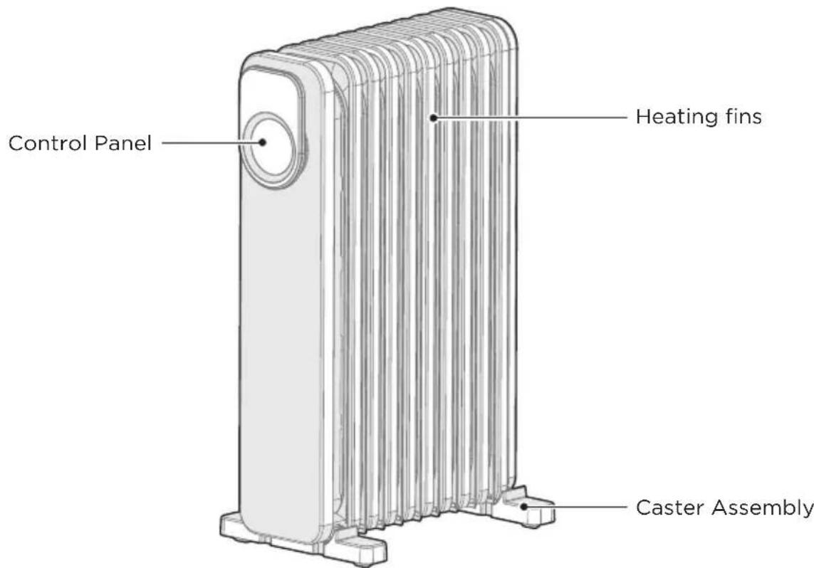MIDEA NY2009-24UR - Part Name - 1