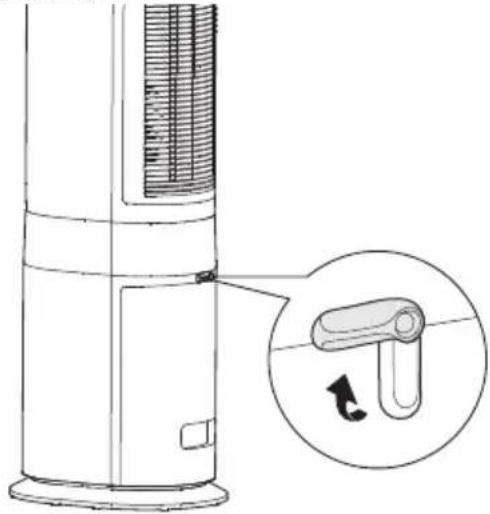 MIDEA MCF23XRB - Instrucciones para rellenar el tanque de agua, desmontar y limpiar - 1
