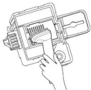 MIDEA MCF23XRB - Instructions pour le remplissage du réservoir d'eau, le démontage et le lavage - 6