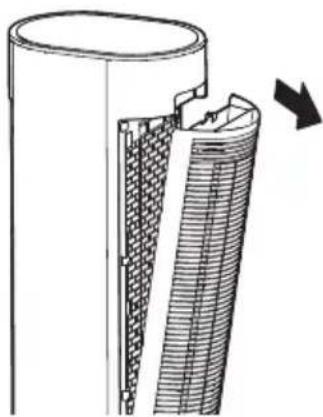 MIDEA MCF23XRB - Instructions For Wet Curtain Assembly/disassembly - 1