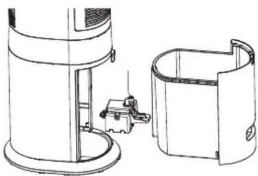 MIDEA MCF23XRB - Anleitung zum Befüllen des Wassertanks, zum Zerlegen und Waschen - 4
