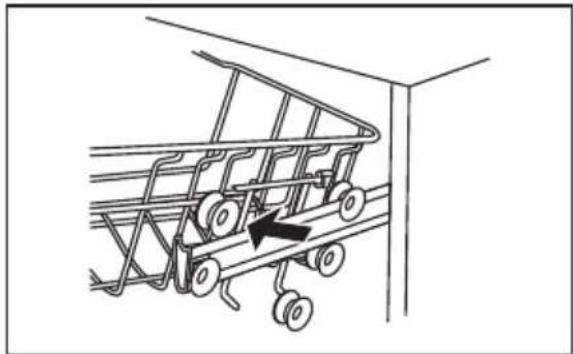 MIDEA MDWEF1433DW-WE - Réglage du panier supérieur - 2