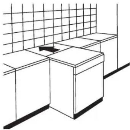 MIDEA MDWEF1433DW-WE - Type 1: Fitting between existing carbinets - 1