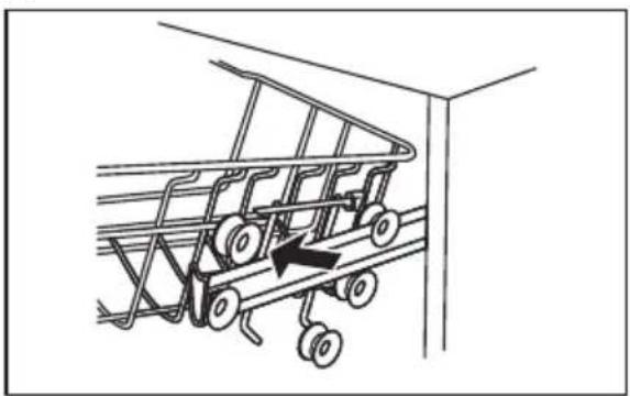 MIDEA MDWEF1433DW-WE - Adjusting the upper basket - 2