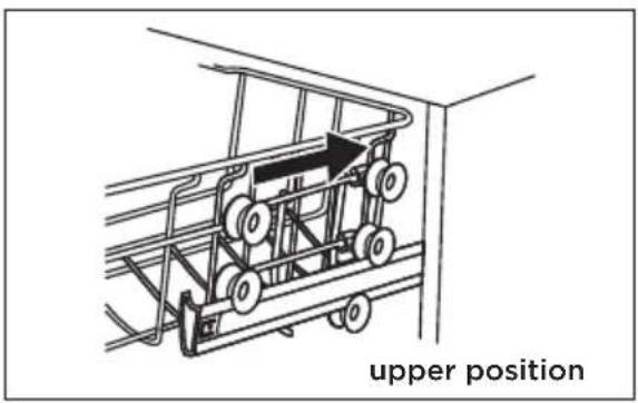 MIDEA SV 5.14K10C - Adjusting the upper basket - 4