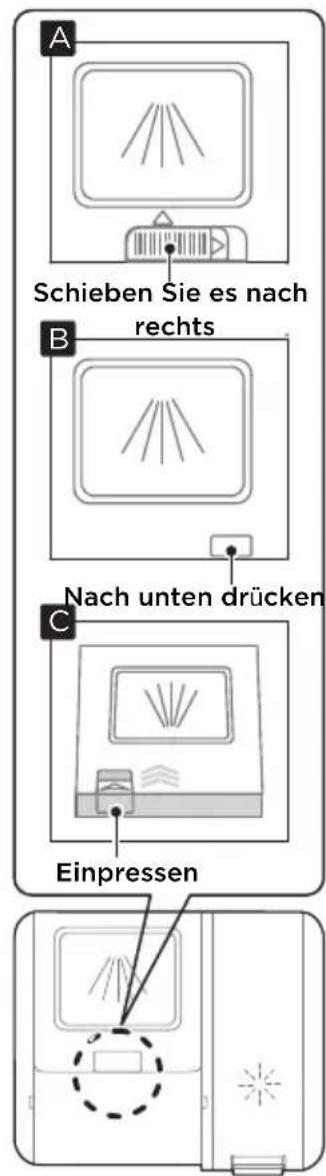 MIDEA SV 5.14K10C - Befüllen des Spüllmittelspenders - 1