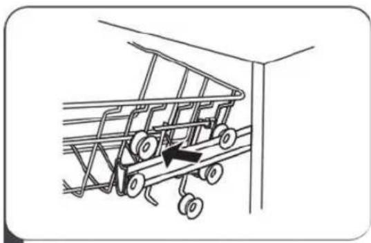 MIDEA SF 3.60NW PRO - ADJUSTING THE UPPER BASKET - 2