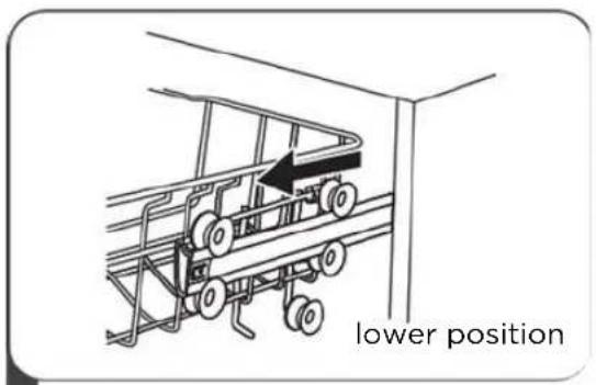 MIDEA SF 3.60NW PRO - ADJUSTING THE UPPER BASKET - 1