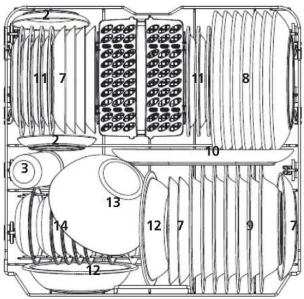 MIDEA SF 3.60NW PRO - Lower basket - 1