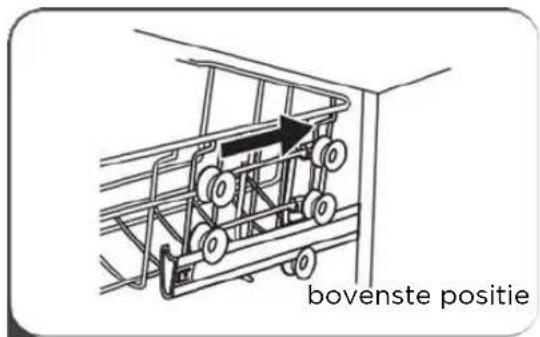 MIDEA SF 3.60NW PRO - Instellen van de bovenste korf - 4