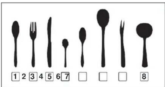 1 2 3 4 5 6 7 □ □ □ 8
